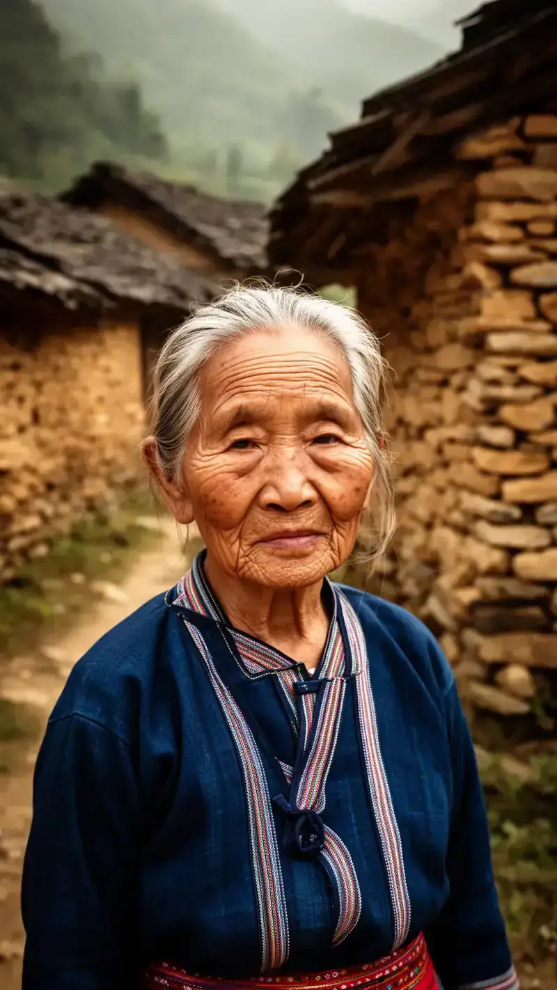 Hmong elder portrait